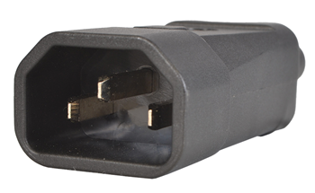 IEC Male In Line Plug With Easy Screw Terminal Wire Connections